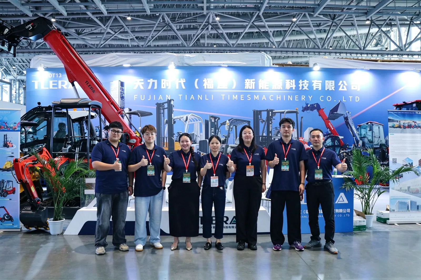The TLERA team together at an industry exhibition
